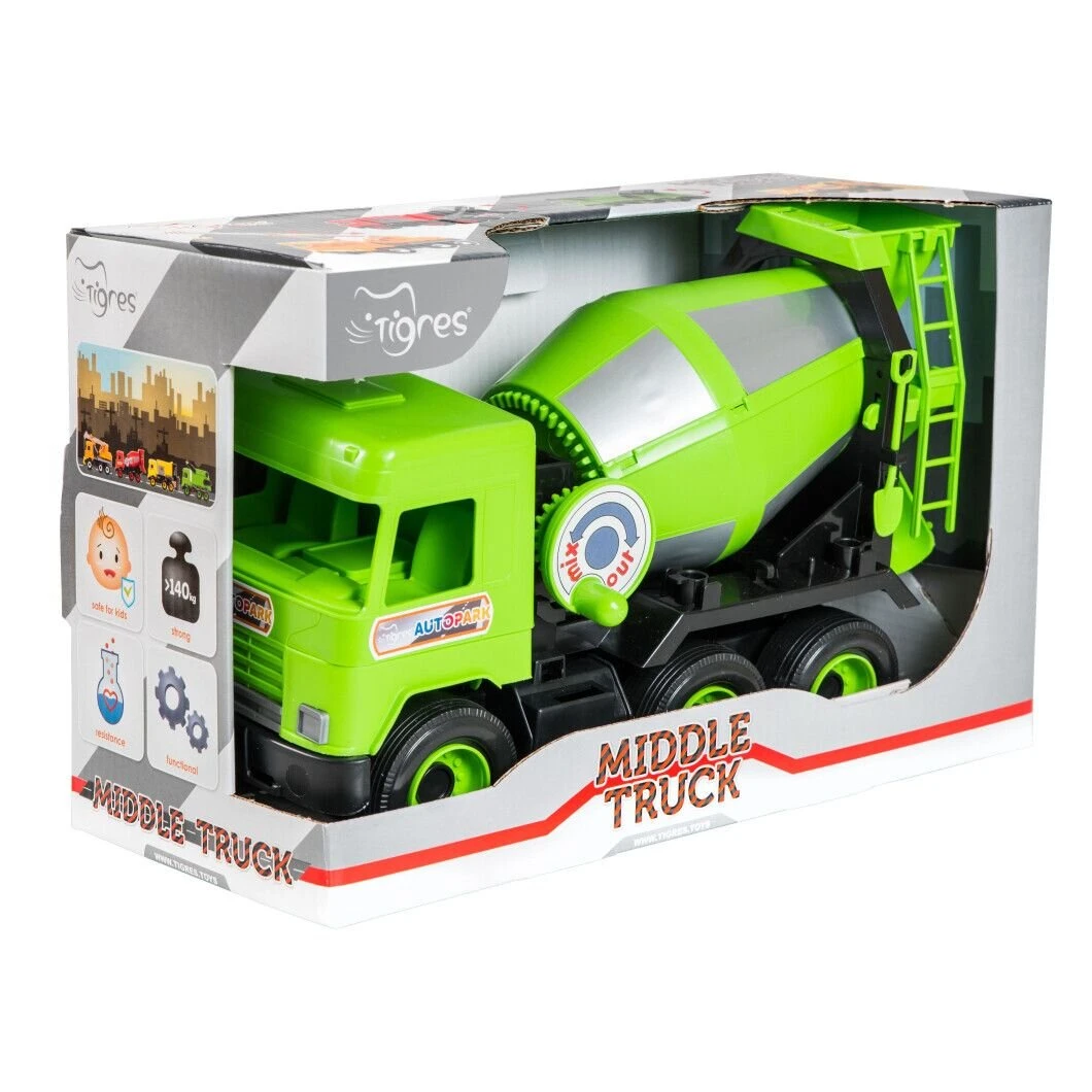 Авто-бетонозмішувач Tigres &quot;Middle truck&quot; 39485 Зелений