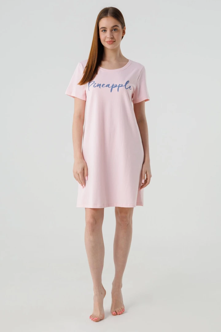 Ночная рубашка ELLEN LDK103/15/01 S Розовый (2000990504241А)  Фото №3