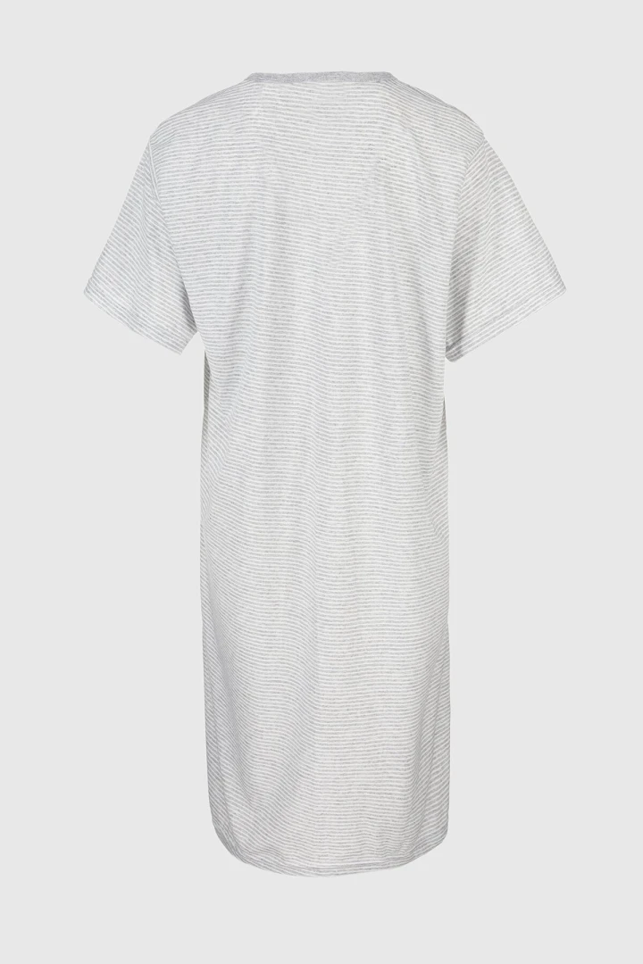 Ночная рубашка для кормящих Sevgi 3187 2XL Серый  Фото №10