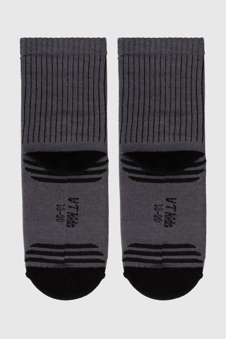 Шкарпетки для хлопчика VT Socks ШДК024-1970 Спорт 23-25 Сірий (2000990693068A)  Фото №2