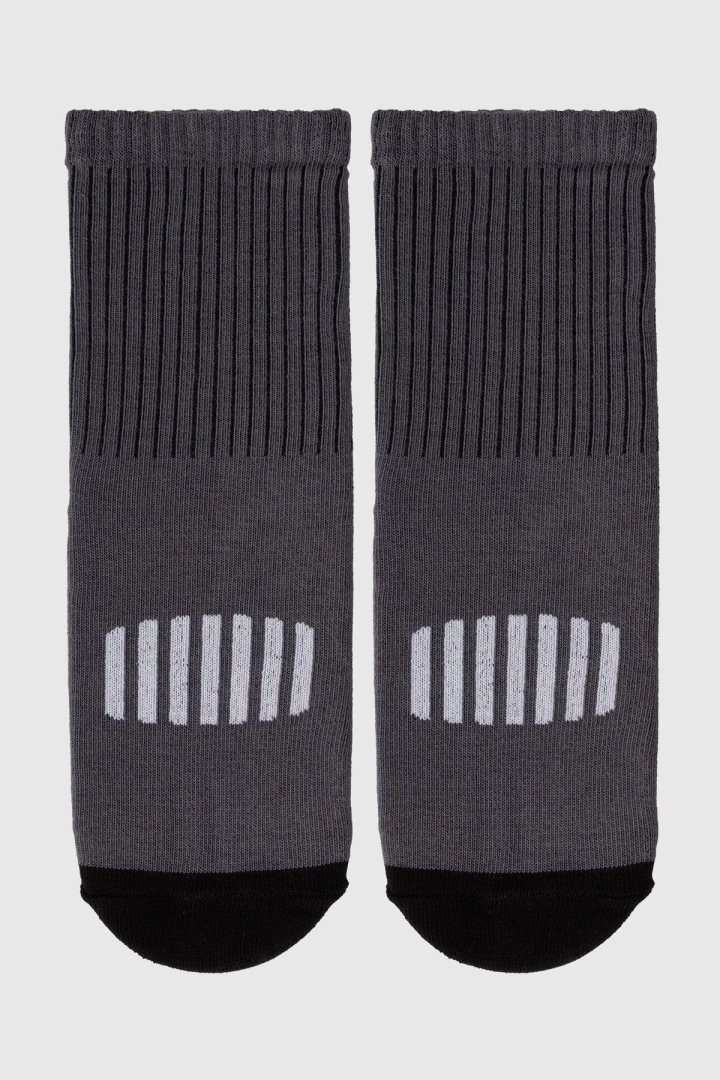 Шкарпетки для хлопчика VT Socks ШДК024-1970 Спорт 23-25 Сірий (2000990693068A)  Фото №1