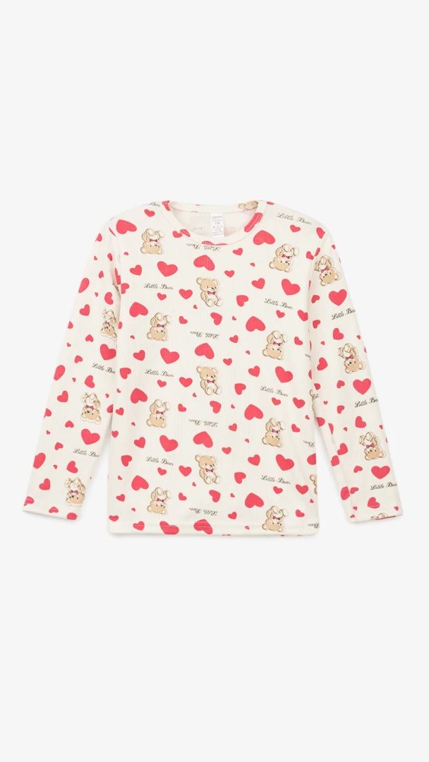 Пижама для девочки DALMINA Little Bear 104 см Молочный  Фото №0