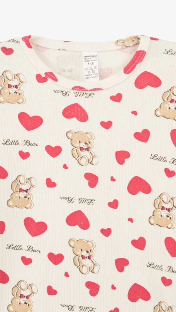 Пижама для девочки DALMINA Little Bear 104 см Молочный  Фото №1
