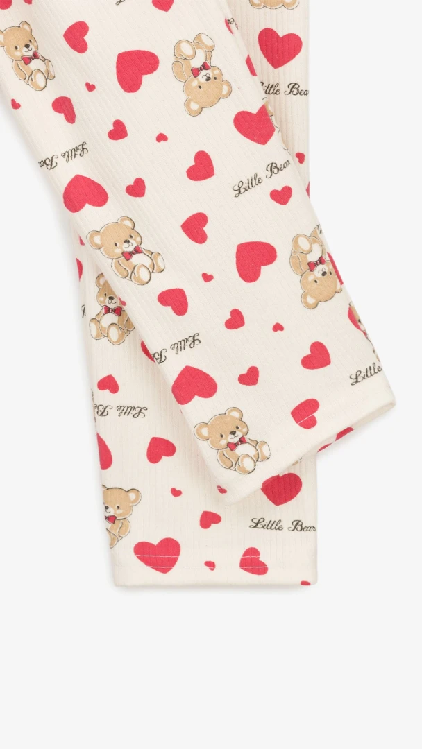Пижама для девочки DALMINA Little Bear 104 см Молочный  Фото №6