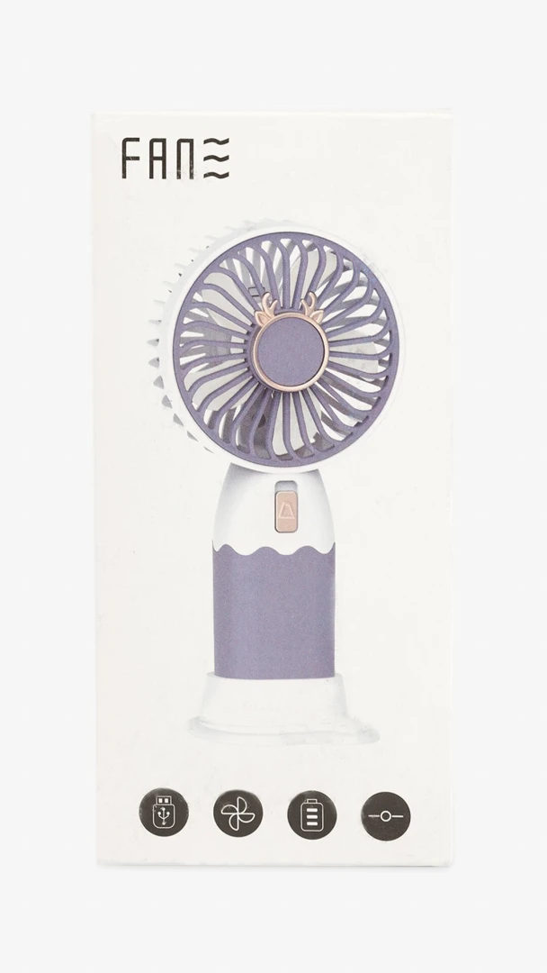 Портативный вентилятор Mini Fan-210 Голубо-синий  Фото №2