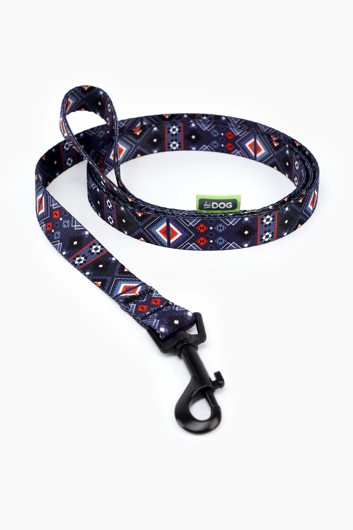 Поводок ТМ HIDOG &quot;Aztec purple&quot; , ширина 20 мм (довжина 152 см) (2100102326010A)(SN)