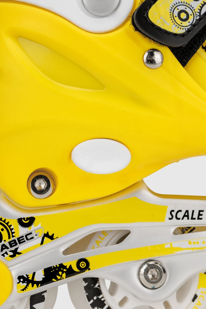 Роликові ковзани SCALE SPORTS LF905 M Жовтий (2000990759597)  Фото №4