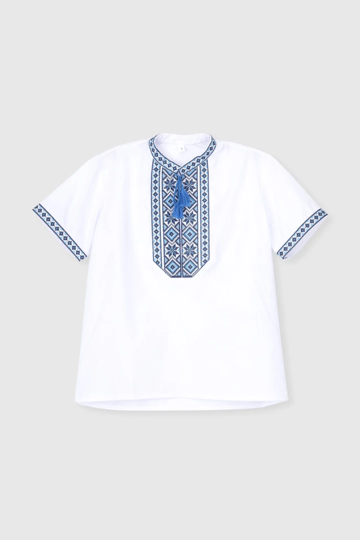 Рубашка с вышивкой КОЗАЧОК КОЗАК 110 см Голубой (2000989883234S)(SC)