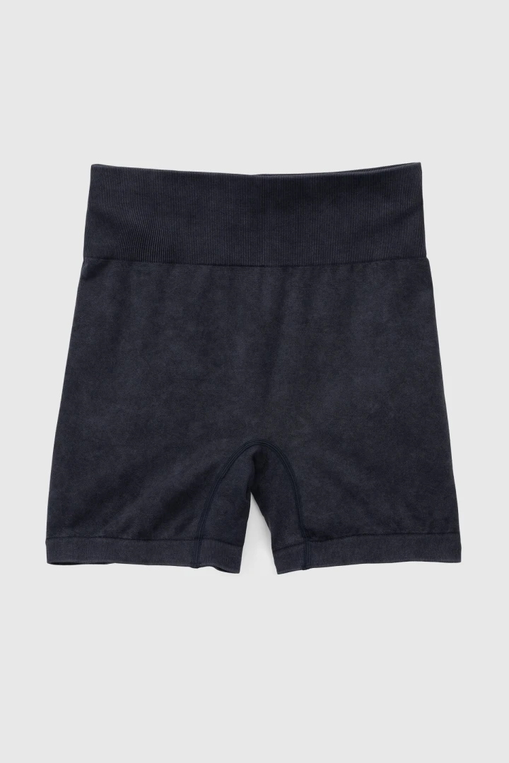 Шорты фитнес однотонные женские 8001-K XL Темно-синий (2000990571281A)  Фото №3