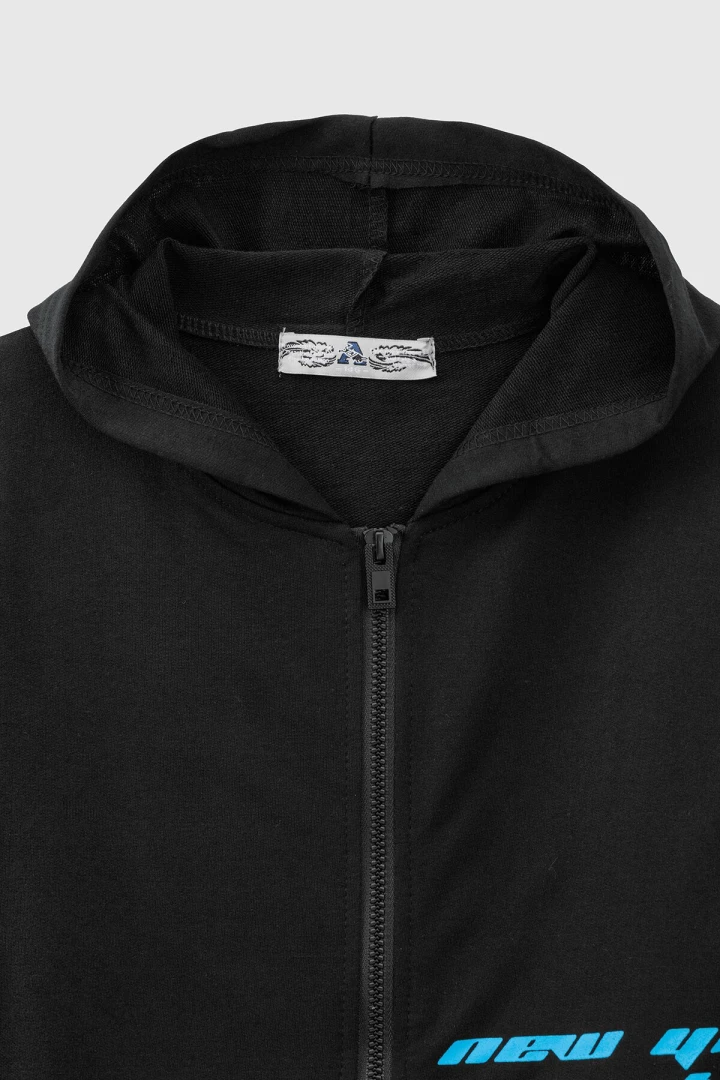 Спортивный костюм (кофта+штаны) для мальчика XHZ-0599 146 см Черно-голубой (2000990732996D)  Фото №7
