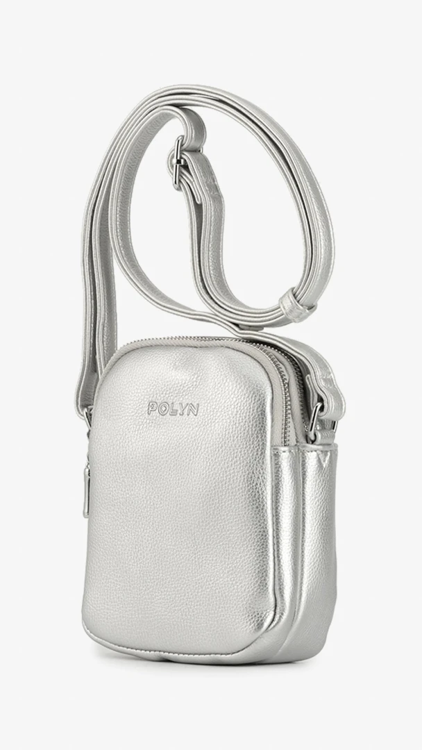 Сумка жіноча Polyn CD9519 Срібний