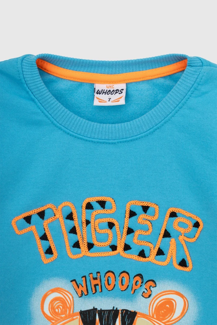 Світшот з принтом Baby Show 7128 98 Блакитний (2000990104977W)  Фото №7