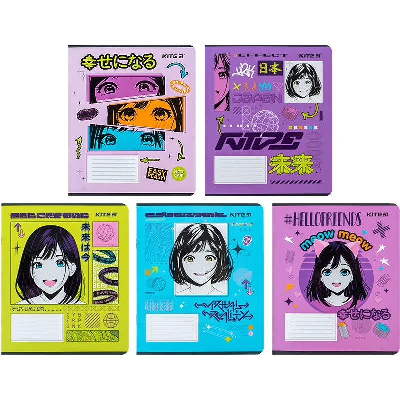 Тетрадь ученическая &quot;Kite Anime&quot; Kite K24-232-1 12 л. (4063276212894)(SC)  Фото №0