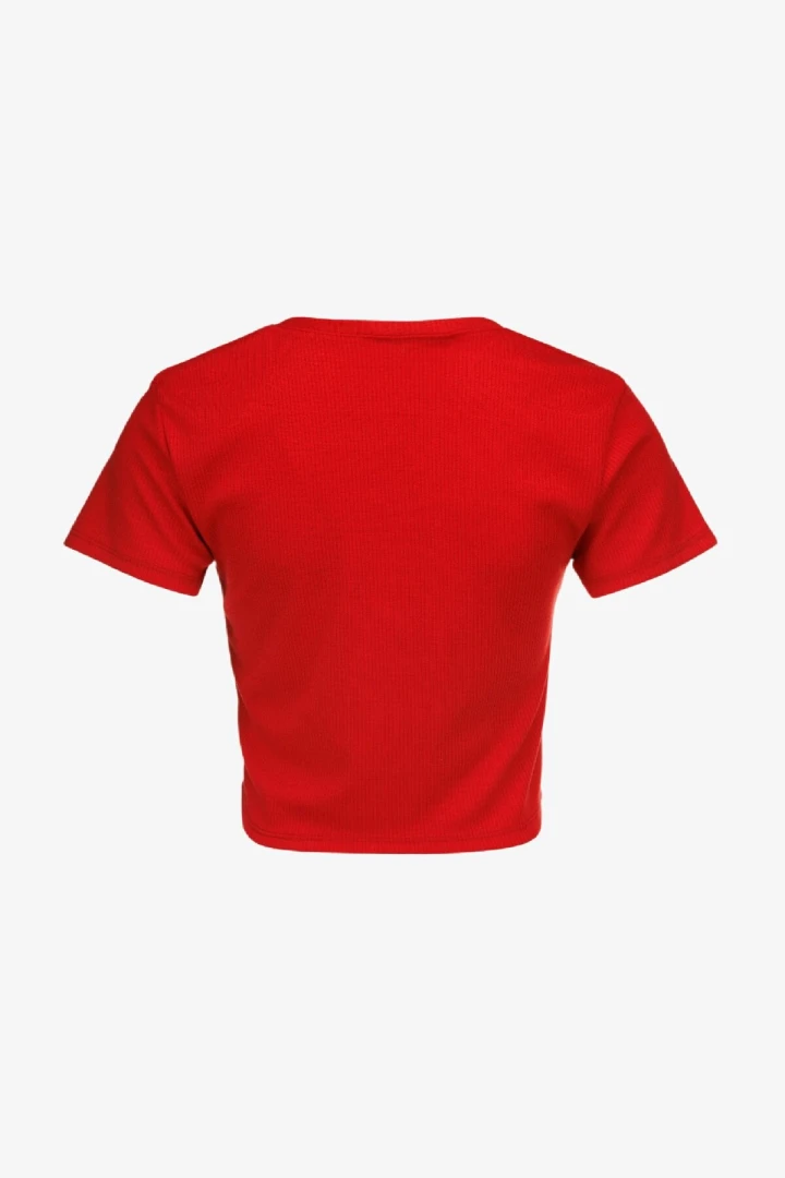 Топ однотонний жіночий  80677 L/XL Червоний  Фото №1