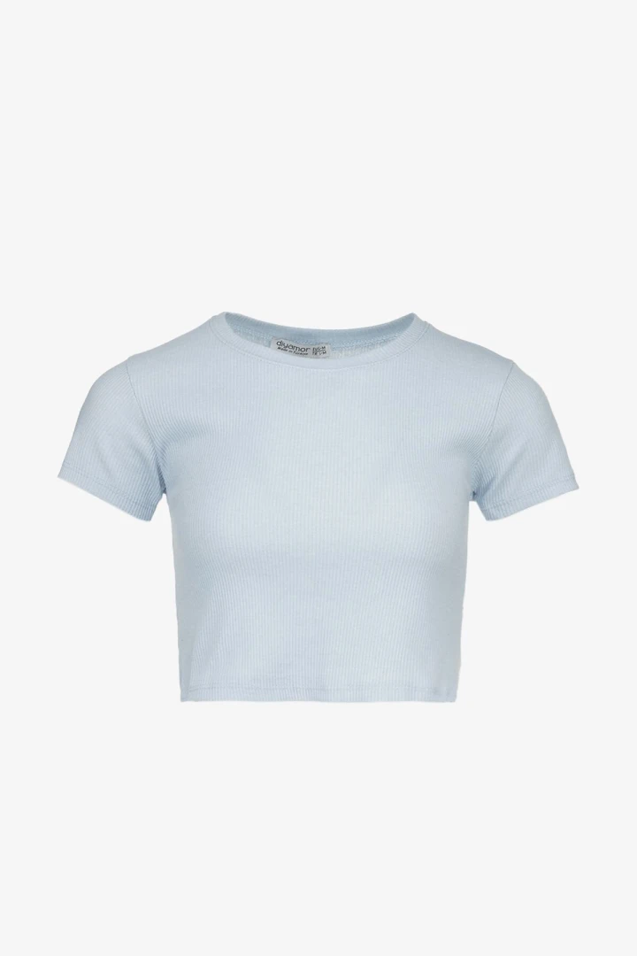 Топ однотонний жіночий  80677 L/XL Світло-блакитний