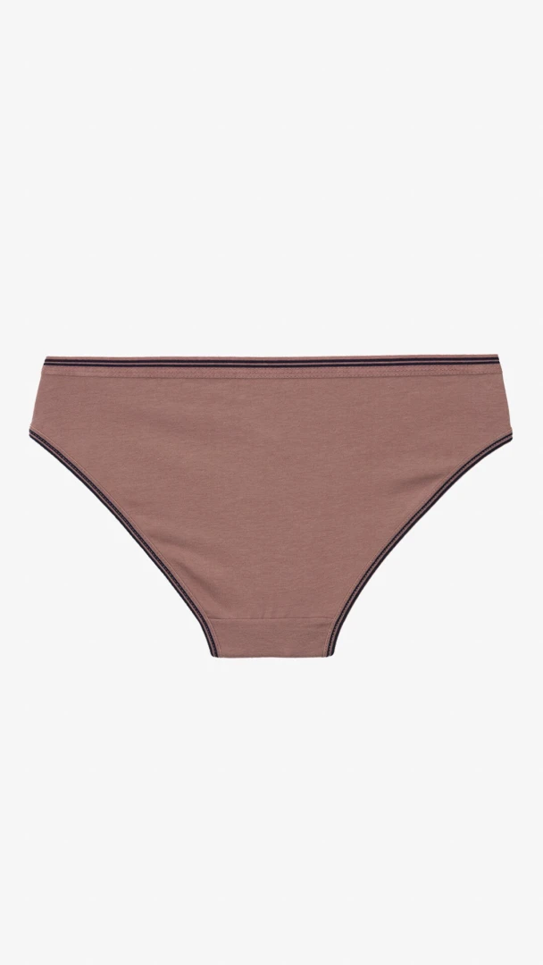 Труси однотонні жiночi Nicoletta 113251 XL Мокко  Фото №1
