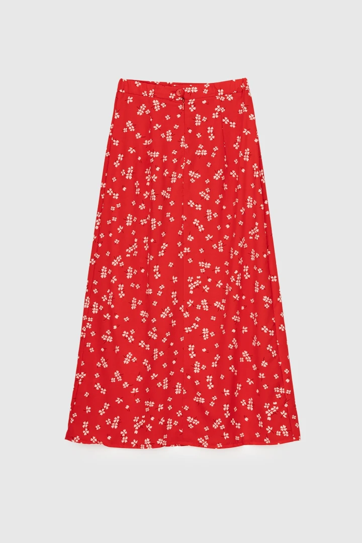 Юбка с узором женская LAWA WTC02303 XS Красный  Фото №6