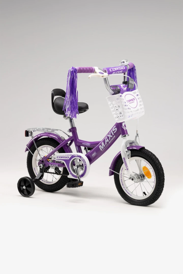 Велосипед дитячий &quot;CORSO&quot; MAXIS CL-12170 12&quot; Бузковий