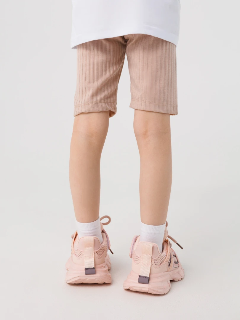 Велотреки однотонні для дівчинки First Kids 0001 116 см Кавовий (2000990441577S)  Фото №0