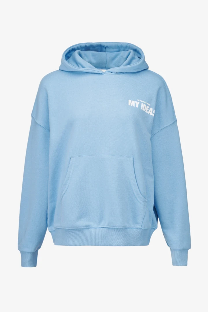 Худи с принтом женский On me Onme-02-OV 3XL Голубой (2000990760050D)  Фото №4