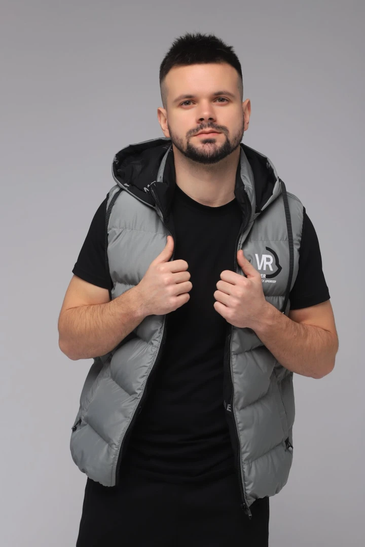 Жилет двосторонній чоловічий Remain 33043-2082 2XL Оливковий (2000989403050D)