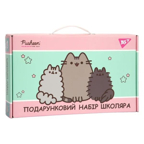 Купить Набор канцелярии "Подарочный набор школьника" Pusheen YES 450245 Разноцветный Артикул: 5056574474476 Фото №1