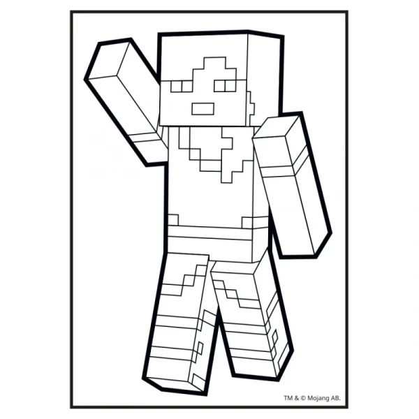 Купить Раскраска "Minecraft" YES 743221 8 л. Разноцветный Артикул: 4823091920158 Фото №2