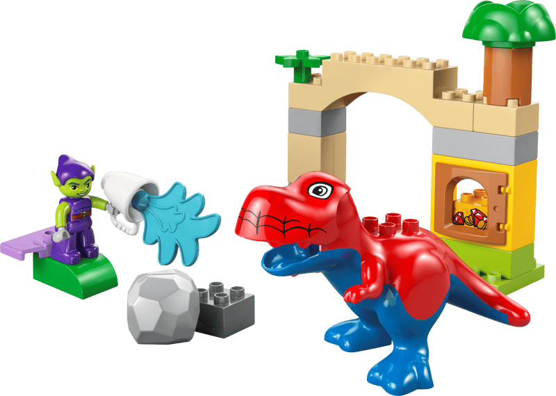 Купить Конструктор "Динозавр Spidey-Rex против Зеленого Гоблина" LEGO 10463 Разноцветный Артикул: 5702018056349 Фото №2