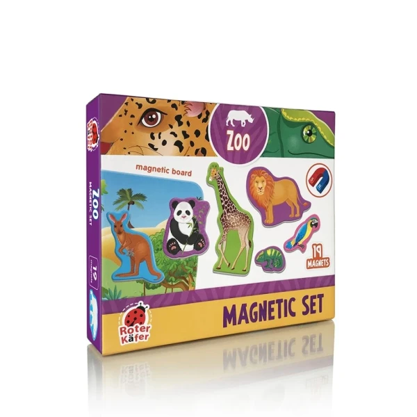 Набір магнітів з дошкою &quot;Zoo&quot; Vladi Toys RK2090-02 (5903858960340)  Фото №0