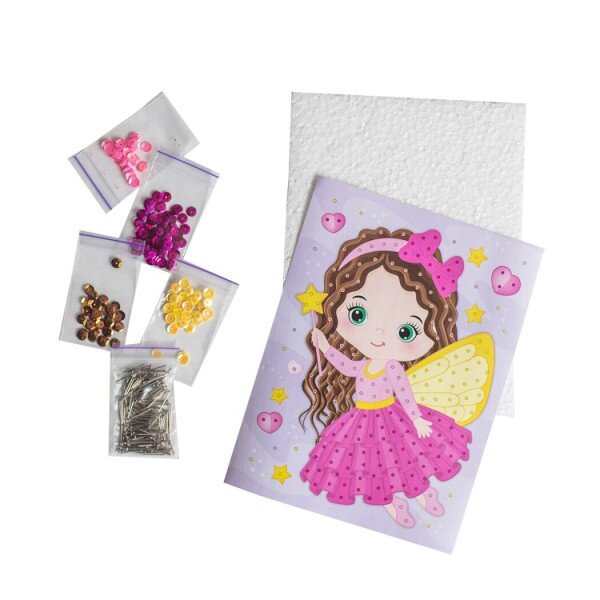 Купить Картина из паеток Фея Ranok-Creative 10100586У Артикул: 4823076153359 Фото №2