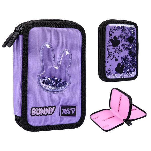 Купити Пенал твердий подвійний Shiny Bunny Yes 533708 Різнокольоровий Артикул: 5056574462329 Фото №1