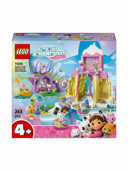 Купити Конструктор LEGO Гора солодощів і сад Кітті 11205 263 ел. Різнокольоровий Артикул: 5702017813462 Фото №1