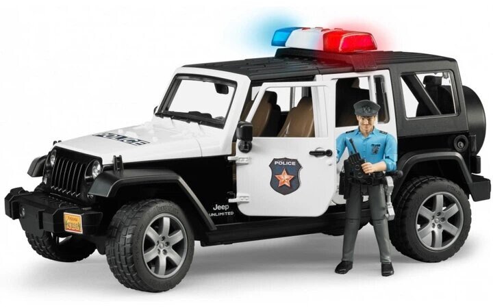 Купить Набір іграшковий Поліцейське авто JEEP Wrangler Unlimited Rubicon 2526 Різнокольоровий​ Артикул: 2400670617016 Фото №1