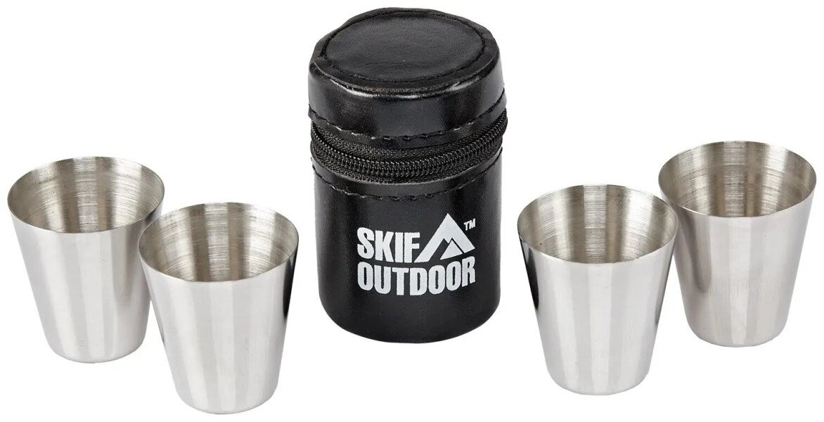 Купить Набор рюмок для пикника Skif Outdoor Quadroset SO-1004-30 Разноцветный Артикул: 2238902400002 Фото №1