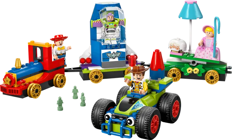 Купити Конструктор LEGO Святкування з Історії Іграшок: потяг і авто для перегонів 43264 206 ел. Різнокольоровий Артикул: 5702017814520 Фото №1