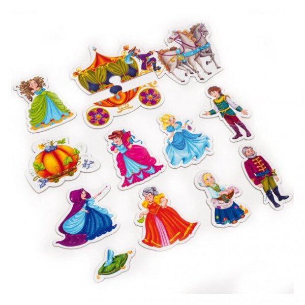 Купить Игра настольная "Магнитный театр. Золушка" Vladi Toys VT3206-53 (4820234763788) Артикул: 4820234763788 Фото №2