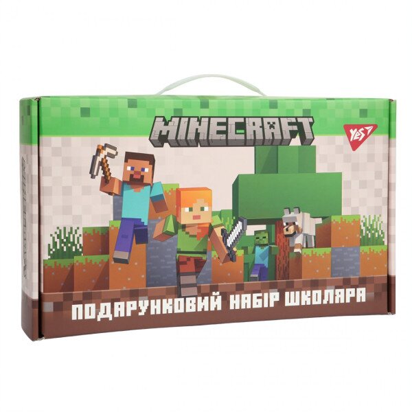 Купити Набір канцелярії "Подарунковий набір школяра" Minecraft YES 450246 Різнокольоровий Артикул: 5056574474483 Фото №1
