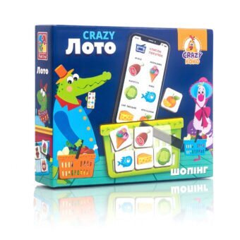 Купить Игра настольная "Crazy Лото" Vladi Toys VT8055-09 Артикул: 4820195057315 Фото №1