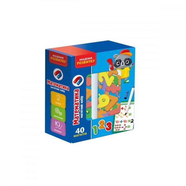 Купить Магнитный набор "Математика с маркером" Vladi Toys VT5411-16 (4820234763177) Артикул: 4820234763177 Фото №1