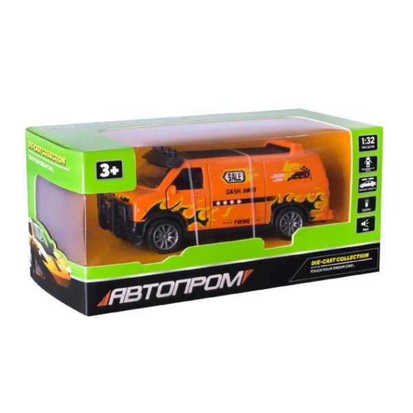 Купить Игрушка машина Грузовой фургон АВТОПРОМ AP74200 Оранжевый Артикул: 6980191655934 Фото №2