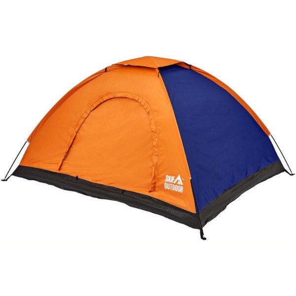 Купить Палатка двухместная туристическая Skif Outdoor Adventure I SOTSL150OB 200 х 150 см Оранжево-голубой Артикул: 4820242923921 Фото №1