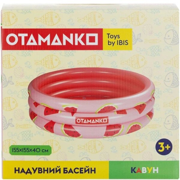 Купить Бассейн детский "Арбуз" OTAMANKO OTA-001 Разноцветный Артикул: 4820242928087 Фото №2