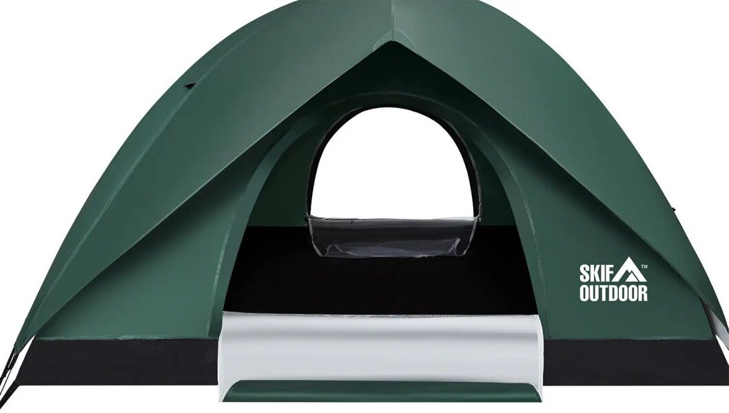 Купить Палатка трехместная туристическая Skif Outdoor Adventure II 389.00.83 Зеленый Артикул: 4820242923990 Фото №3