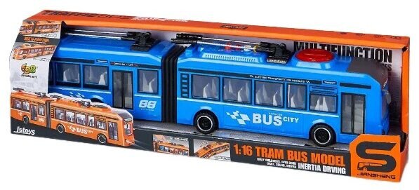 Купить Игрушка Трамвай CARS S CJ-4358578 Голубой Артикул: 6900071204373 Фото №1