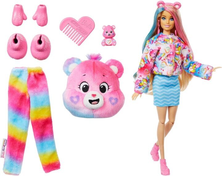 Купить Кукла Barbie "Cutie Reveal" серии "Care Bears: новая волна" – мишка Единство JFV60 Разноцветный Артикул: 194735306268 Фото №2