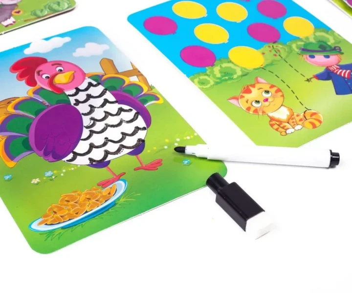 Купити Гра настільна "Пиши та витирай. Ферма" Vladi Toys VT5010-19 Артикул: 4820234763344 Фото №1