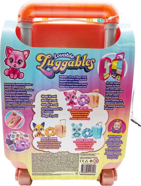 Купити Іграшковий набір з валізкою Rosie Lovable Luggables 2511001 Різнокольоровий Артикул: 815887029491 Фото №4