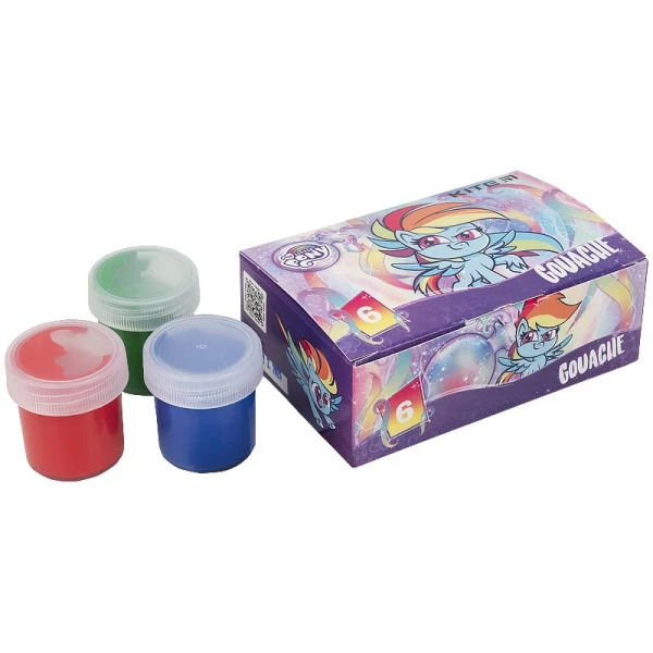Гуашь, 6 кол. Kite My Little Pony LP21-062 Разноцветный (4063276043009)(SC)  Фото №1