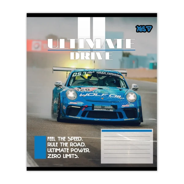 Купити Зошит учнівський "Ultimate drive" YES 768786 24 аркуши Різнокольоровий Артикул: 4823133109473 Фото №4