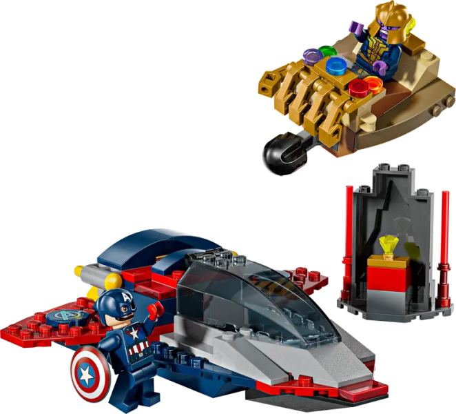 Купить Конструктор LEGO Капитан Америка против Таноса 76319 107 эл. Разноцветный Артикул: 5702017817910 Фото №1